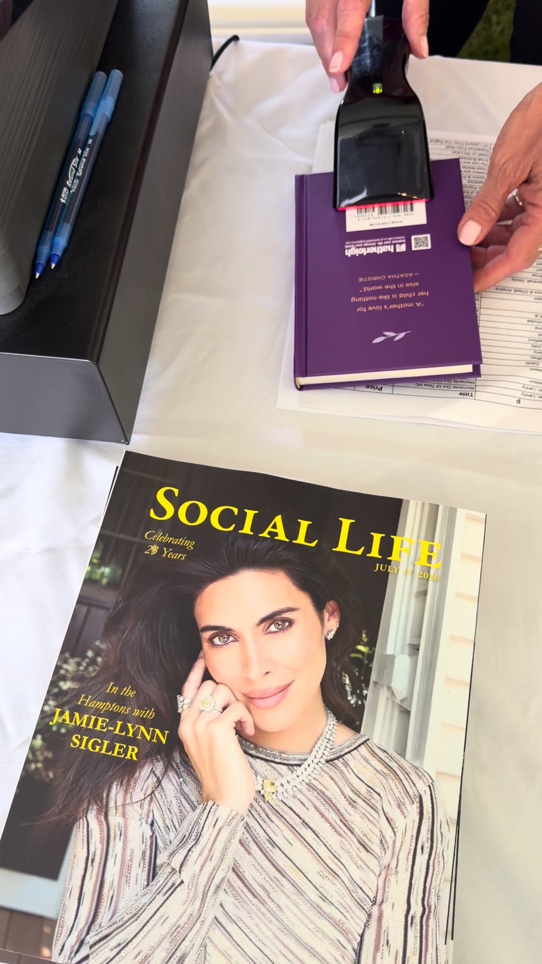 Reading material, provided.